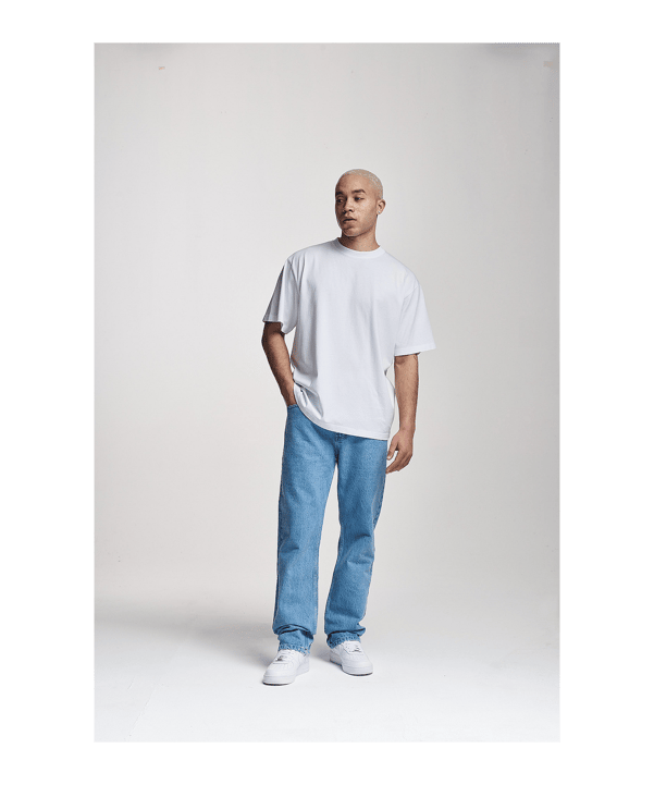 2Y Studios Gabrie Basic Straight Jeans Hose Blau - blau