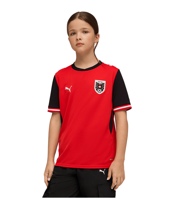 PUMA ÖFB Österreich Replica Trikot Home WM 2026 Kids Rot F01 - rot