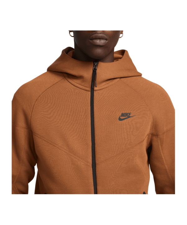 Nike Tech Fleece Windrunner Jacke Braun F281 - braun