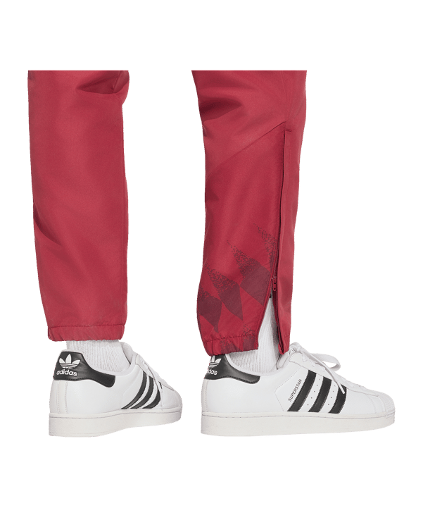 adidas FC Arsenal London Stadium Track Hose Rot - rot