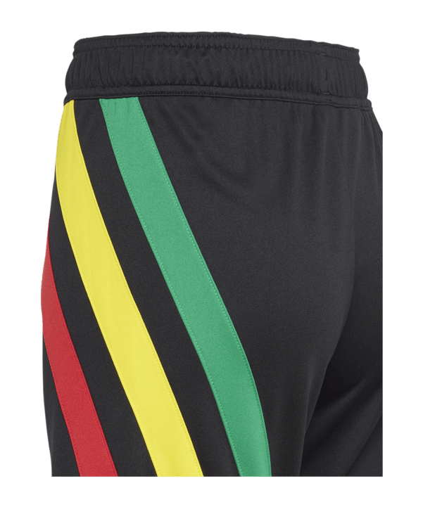 adidas Fortore 23 Short Kids Schwarz Rot Gelb - schwarz