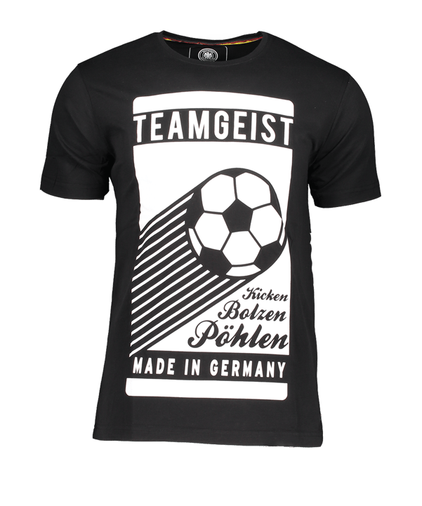 DFB Deutschland Teamgeist T-Shirt Schwarz - schwarz