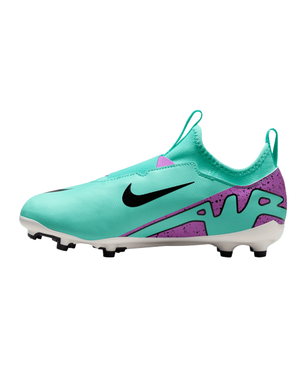 Nike Jr Air Zoom Mercurial Vapor XV Academy FG/MG Peak Ready Kids Grün Pink Schwarz F300 - gruen