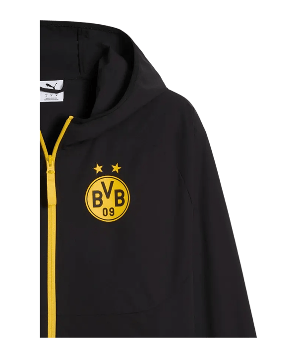 PUMA Borussia Dortmund PUMATECH Woven Giacca Nero C07 - nero
