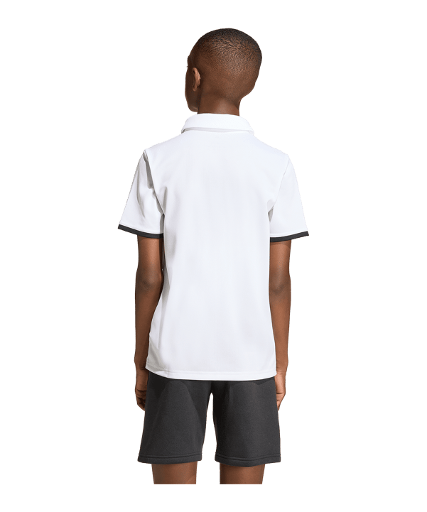adidas Entrada 26 Polo Kids Weiß - weiss