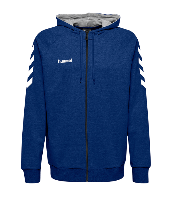 Hummel Cotton Kapuzenjacke Blau F7045 - blau