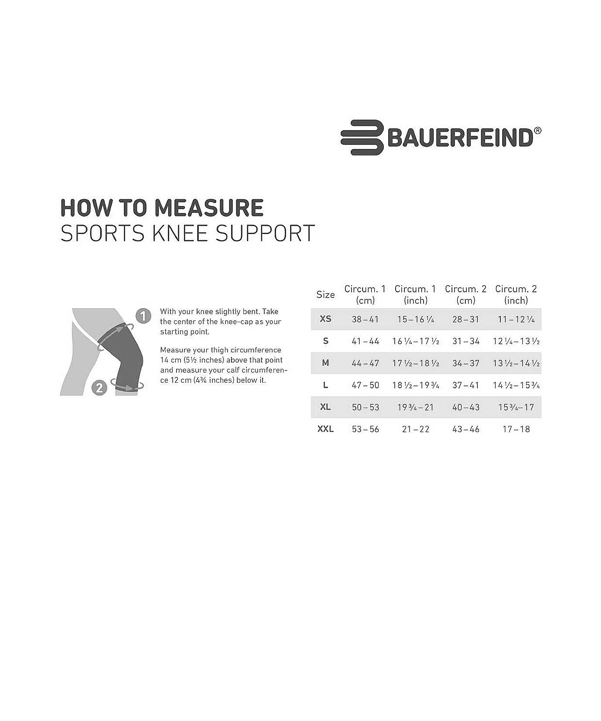 Bauerfeind NBA Dallas Mavericks Sports Compression Support Kniebandage Blau