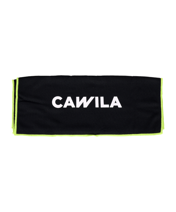 Cawila Academy Ice kühlendes Handtuch Schwarz Gelb - schwarz
