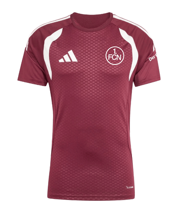 adidas 1. FC Nürnberg Trainingsshirt Rot - rot