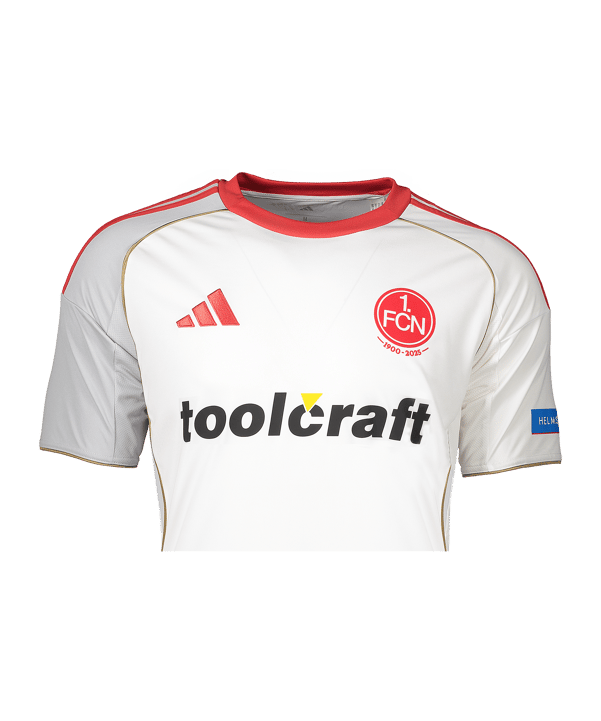 adidas 1. FC Nürnberg Trikot Away 2025/2026 Weiß - weiss