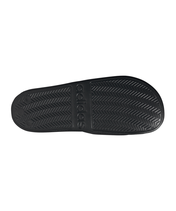 adidas Cloudfoam Adilette Shower Schwarz Weiss - schwarz