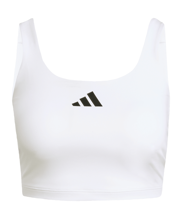 adidas Power Light Support Sport-BH Damen Weiß - weiss