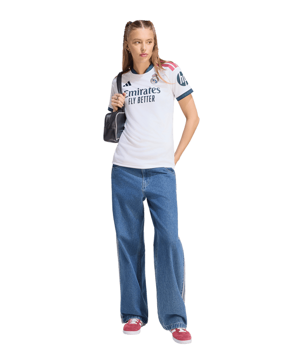 adidas Real Madrid Maglietta Home 2026/2027 Donna Bianco - bianco