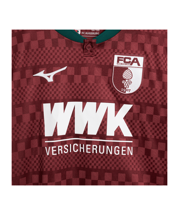 Mizuno FC Augsburg Shirt 3rd 2026/2027 Rood K80 - rood