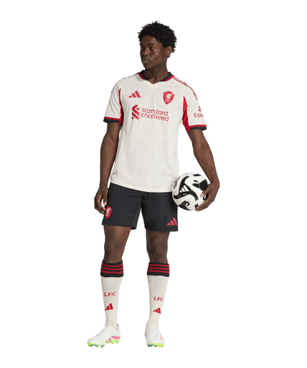 adidas FC Liverpool Authentic Trikot Away 2025/2026 Weiß - weiss