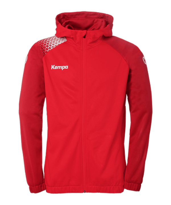 Kempa Kapuzenjacke Kids Rot F60 - rot