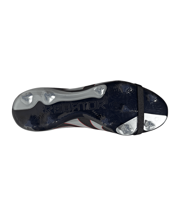 adidas Predator League FT FG/MG Obsidian Strike Schwarz - schwarz