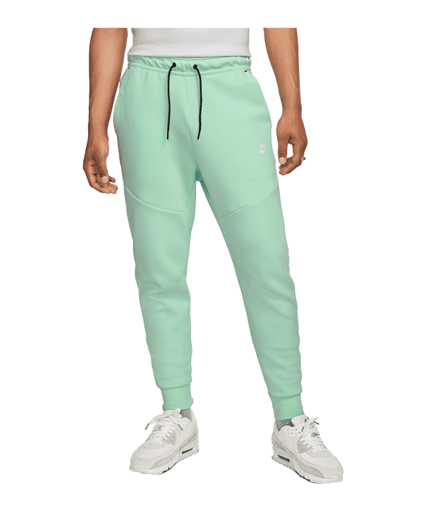 Nike Tech Fleece Jogginhose Türkis Weiss F379 - tuerkis