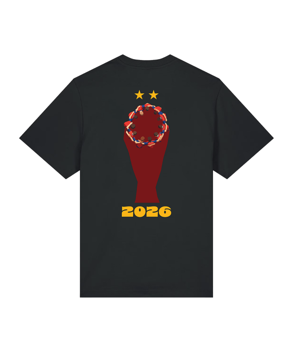 11teamsports Spagna "Campeones" T-shirt CM 2026 Nero - nero