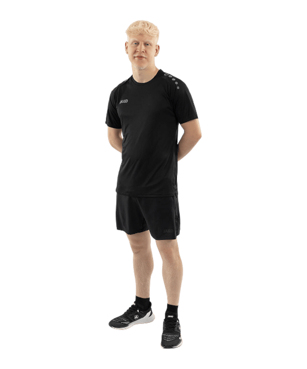 JAKO Light Flow T-Shirt Schwarz F800 - schwarz