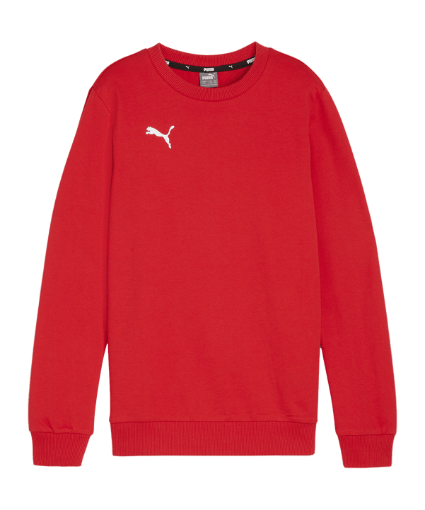PUMA teamGOAL Casuals Sweatshirt Kids Rpt F01 - rot