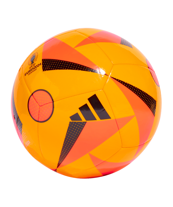 adidas Fussballliebe Club Trainingsball EM 2024 Gold Rot Schwarz - gold