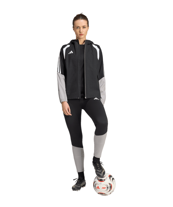 adidas Tiro 26 Competition Regenjacke Damen Schwarz - schwarz