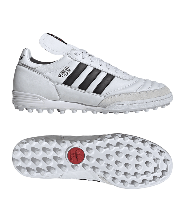 adidas Mundial Team TF Classics White Weiss Schwarz Gold - weiss