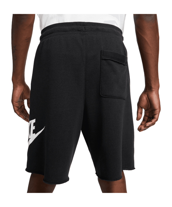 Nike Club Alumni Short Schwarz Weiss F010 - schwarz