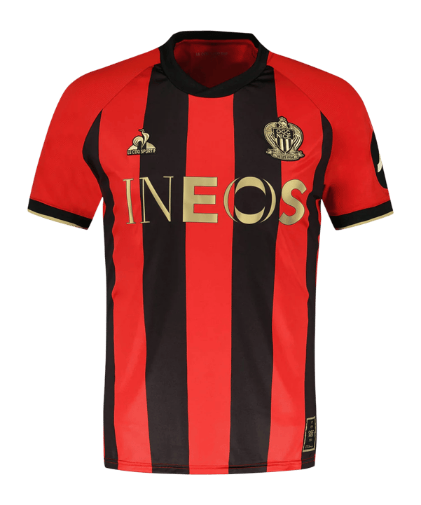 Le Coq Sportif OGC Nizza Trikot Home 2024/2025 Rot - rot