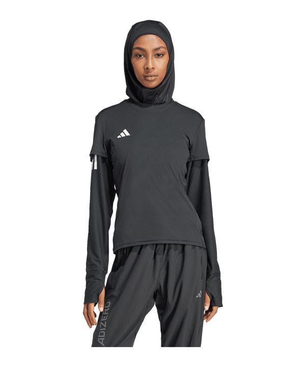 adidas Adizero Essentials Running T-shirt Donna Nero - nero