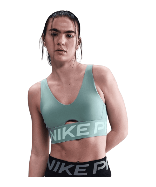 Nike Pro Indy Plunge Sport-BH Damen Schwarz F017