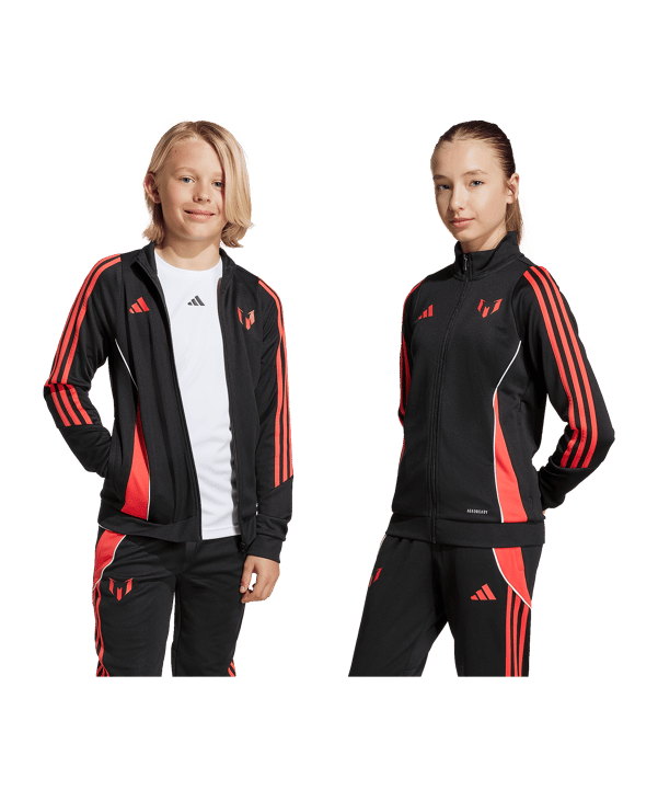 adidas Messi Jacke Kids Schwarz - schwarz