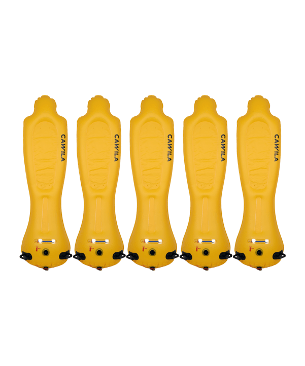 Cawila LIGA Airdummies | 5er Set | 1,85 | Gelb | Inkl. Tasche und Pumpe - gelb