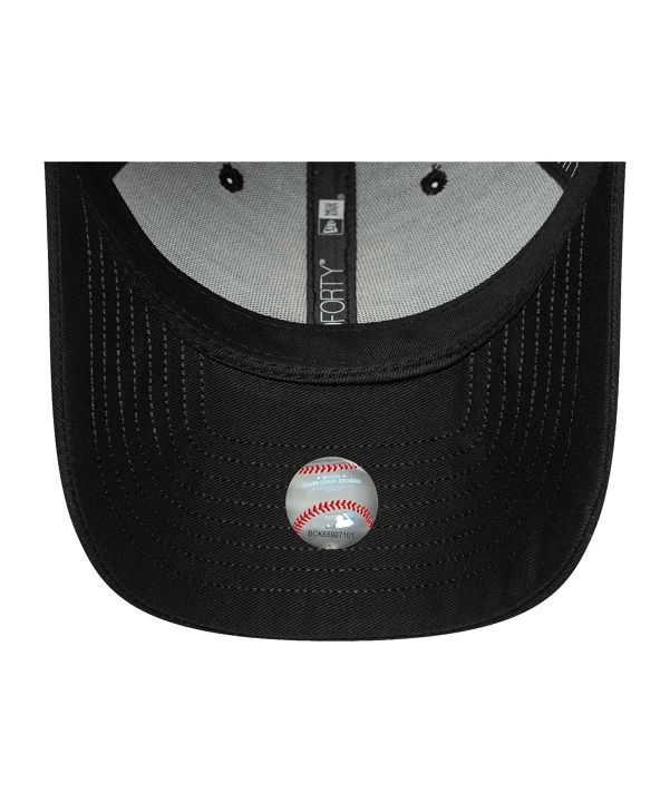 New Era MLB 9Forty New York Mets Visor Script Cap Schwarz - schwarz