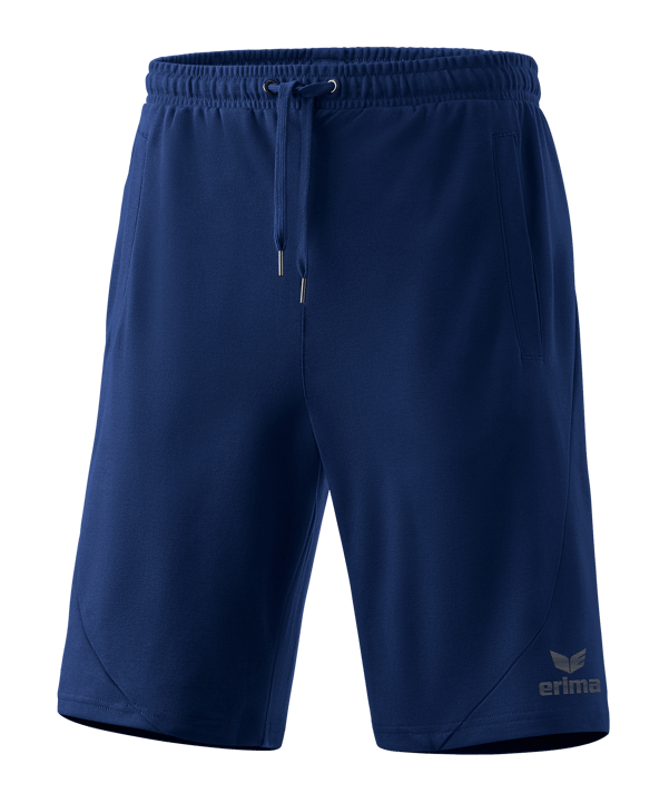 Erima Essential Sweatshort Kids Dunkelblau - blau