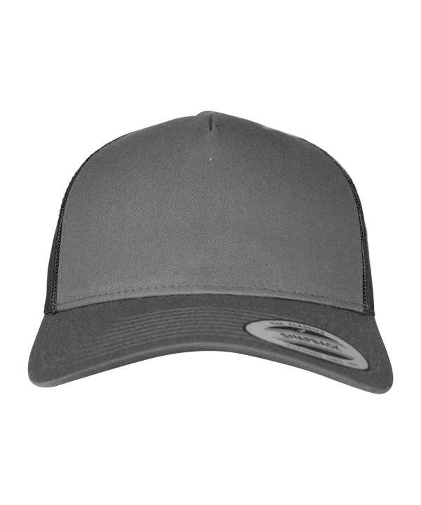 Merch 5 Panel Retro Trucker Cap Charcoal - schwarz