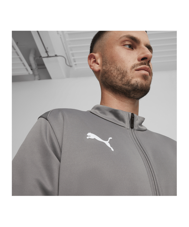 PUMA teamGOAL Trainingsjacke Grau F13 - grau
