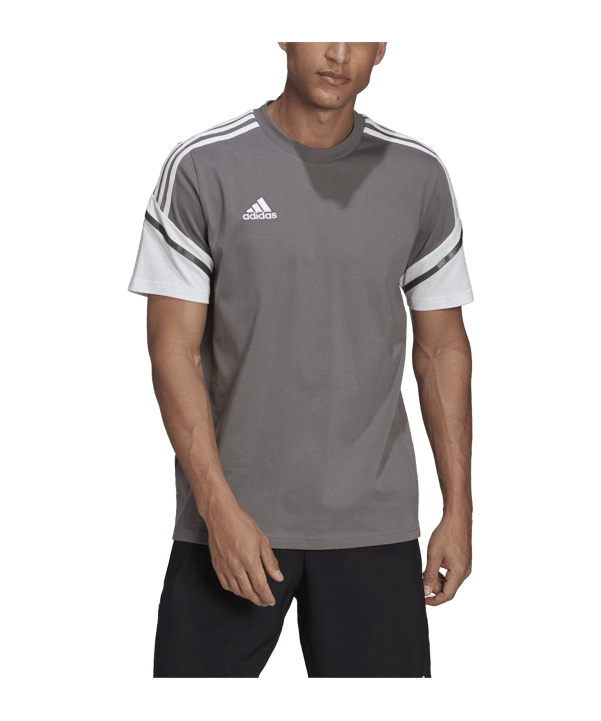 adidas Condivo 22 T-Shirt Grau Weiss - grau