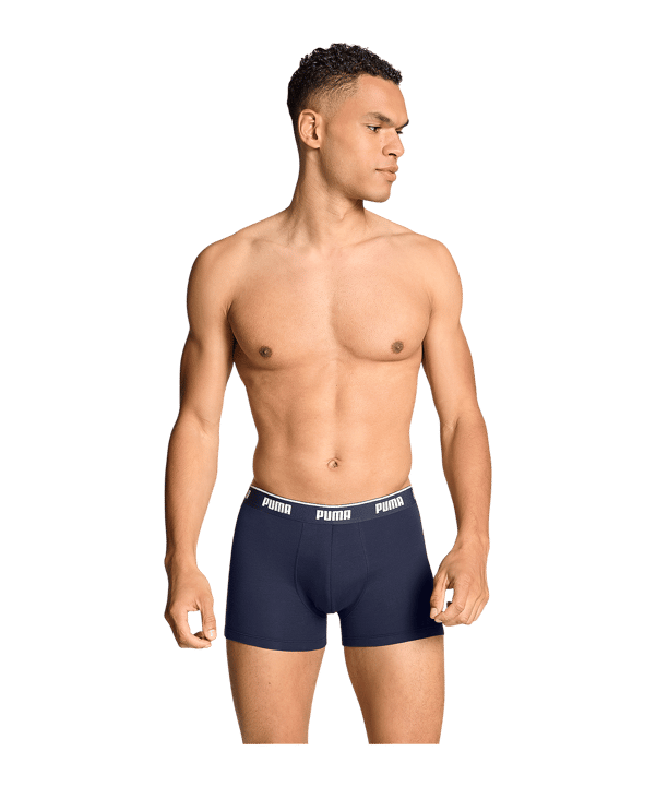 PUMA EVERYDAY BASIC 3er Pack Boxershort Blau F004
