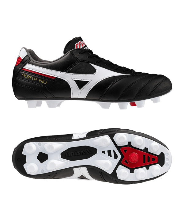 Mizuno Morelia II Pro FG Schwarz F01 - schwarz