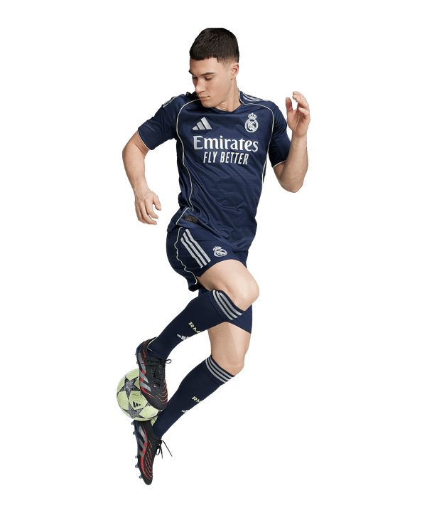 adidas Real Madrid Authentic Trikot Away 2025/2026 Blau - blau