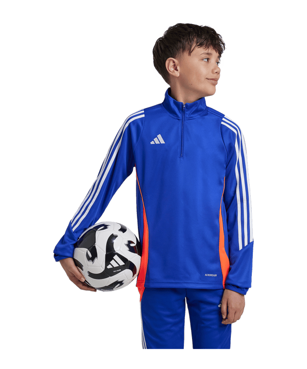 adidas Tiro 24 Trainingsjacke Kids Blau - blau