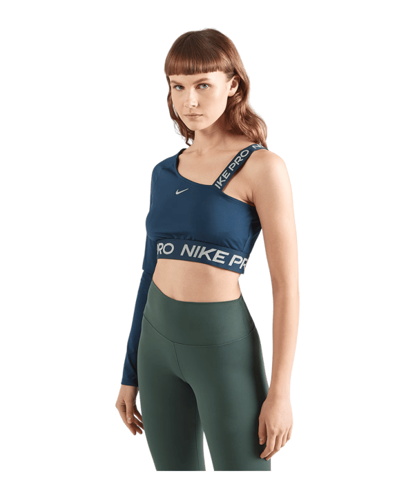 Nike Shine Crop T-Shirt Damen Blau F478