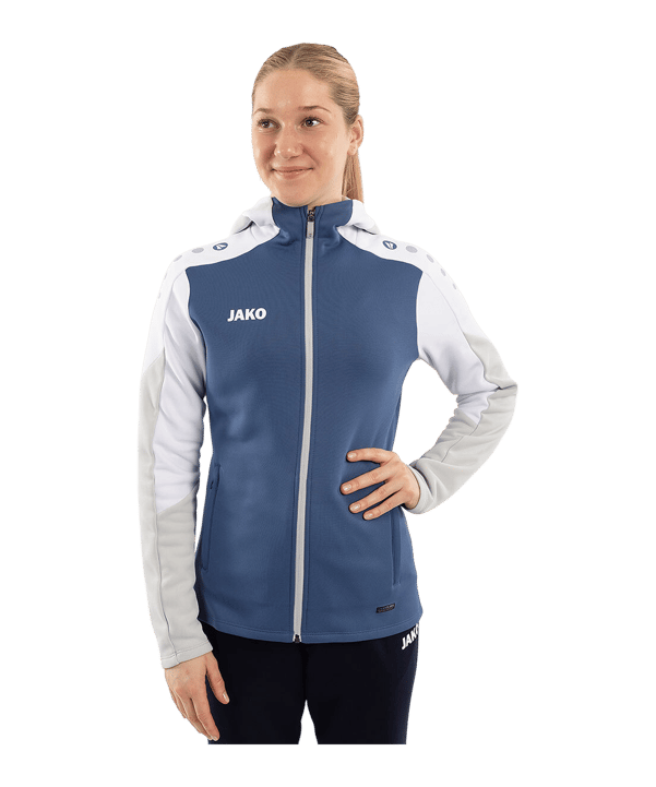 JAKO Dynamic Kapuzenjacke Damen Blau F921 - blau