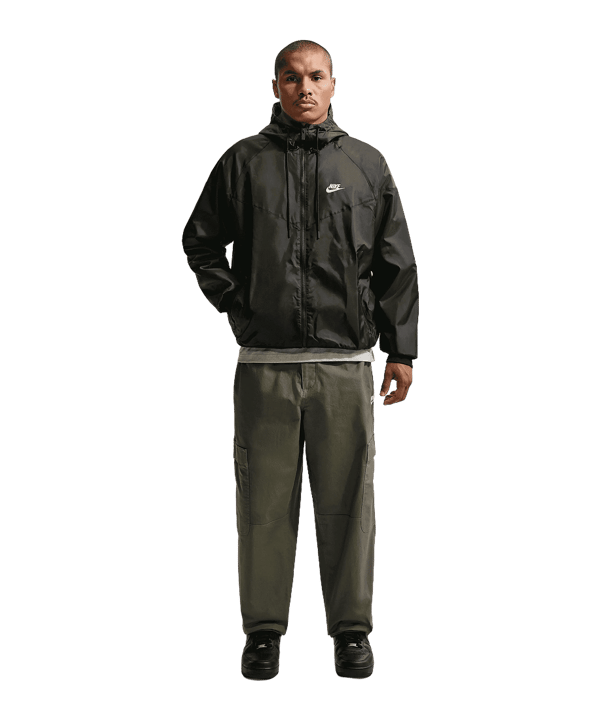 Nike Jas met capuchon Zwart K010 - zwart