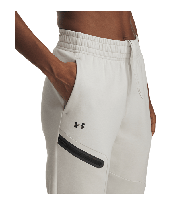 Under Armour Unstoppable Fleece Jogginghose Damen Weiß F110 - weiss