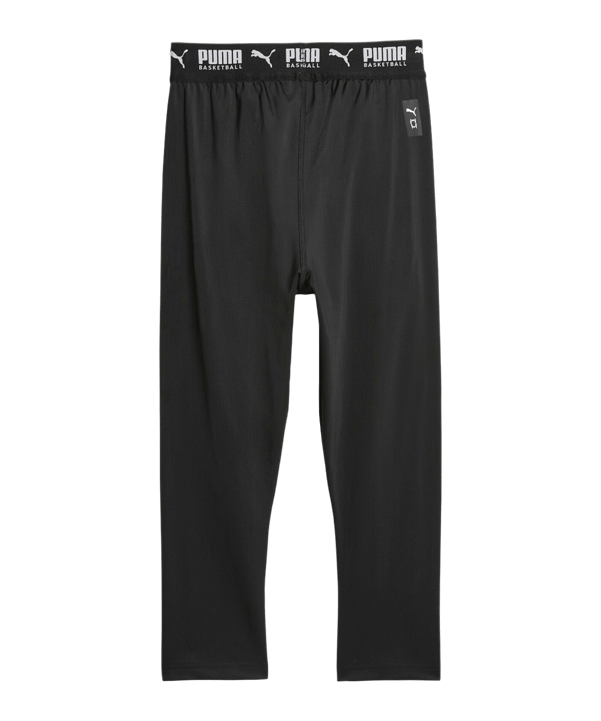 PUMA Hoops Team 3/4 Tight Schwarz F01 - schwarz