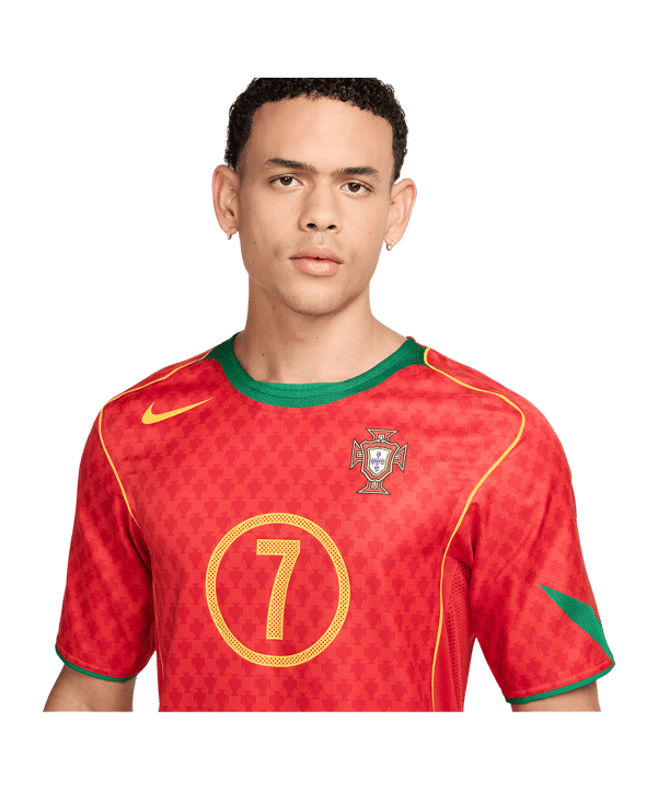 Nike Portugal Re-Issue 2004 Figo+7 Trikot Rot F614 - rot