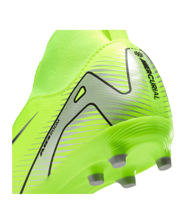Nike Jr Air Zoom Mercurial Superfly X Academy FG/MG Mad Voltage Kids Gelb Schwarz F700 - gelb